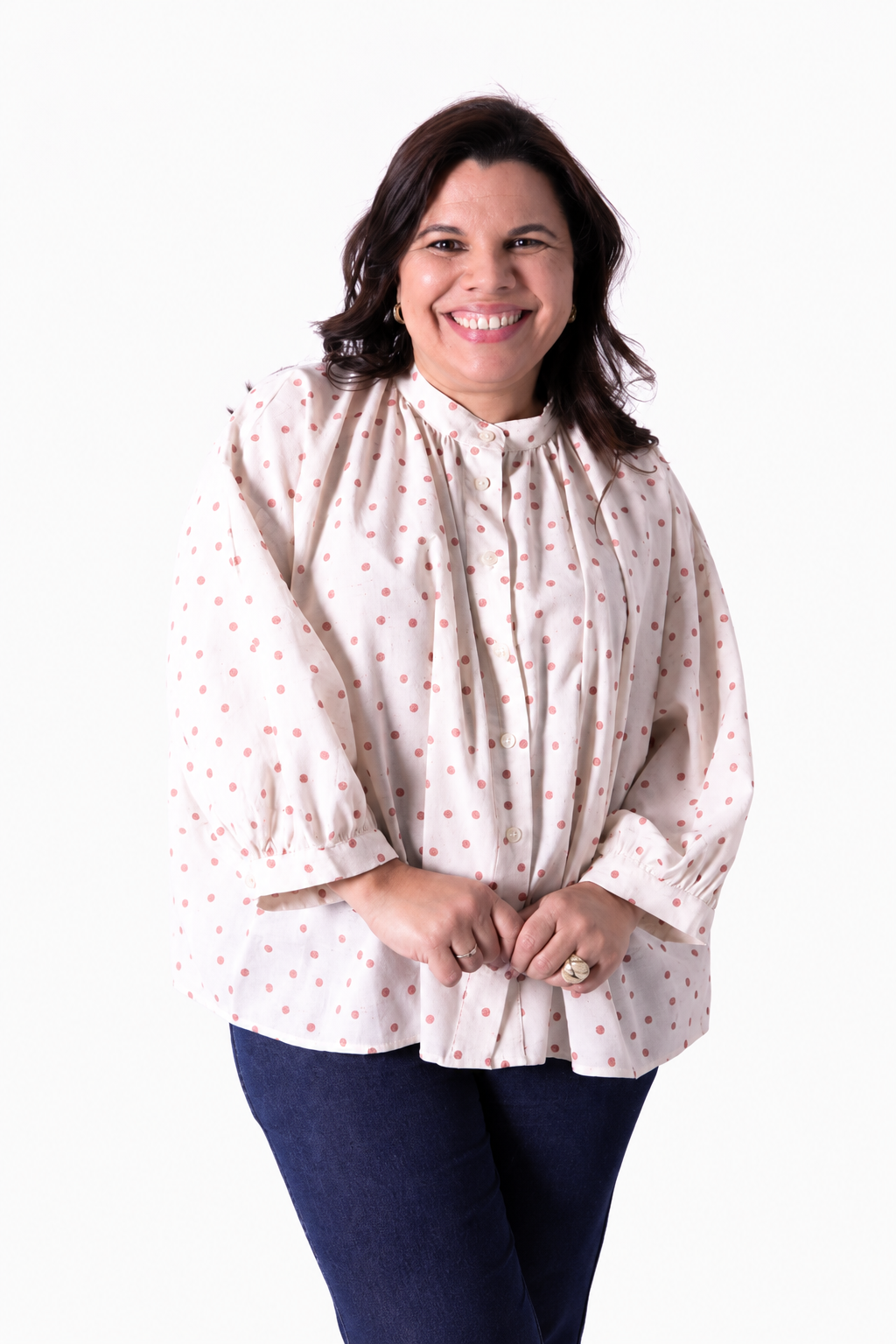 Blusa Lyra Dots Rosa