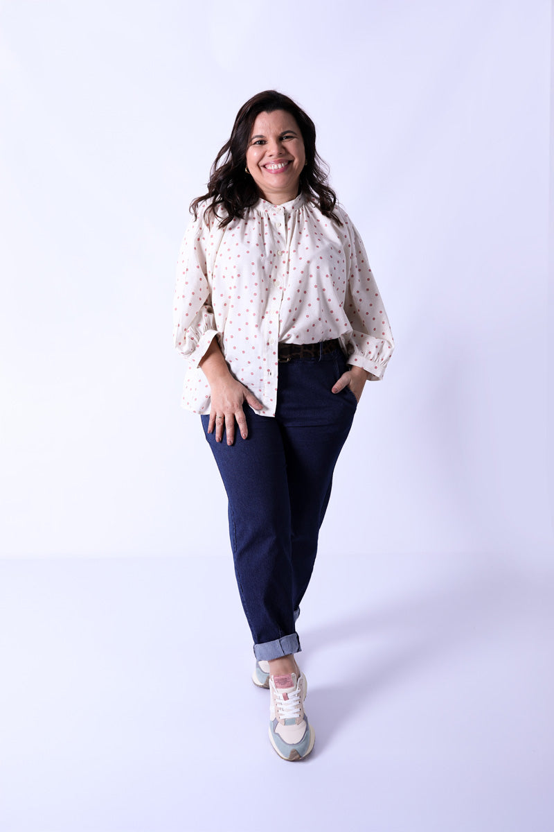 Blusa Lyra Dots Rosa