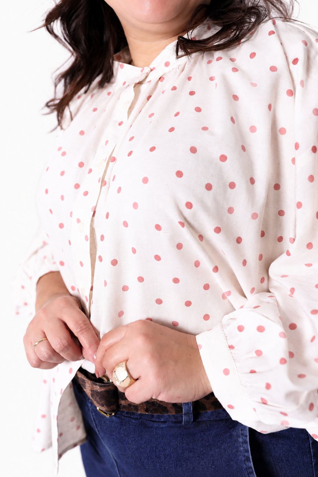 Blusa Lyra Dots Rosa