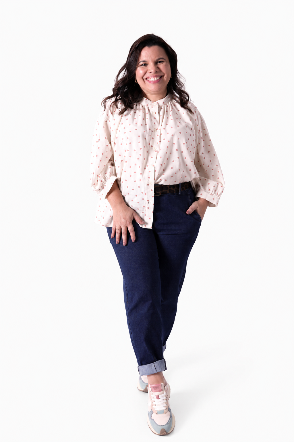 Blusa Lyra Dots Rosa