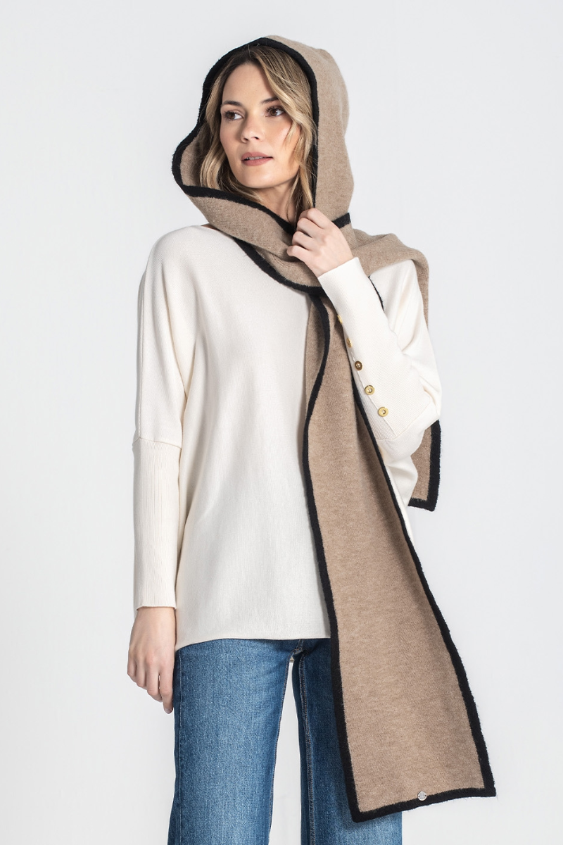 Chal con capucha Topo – RUGA