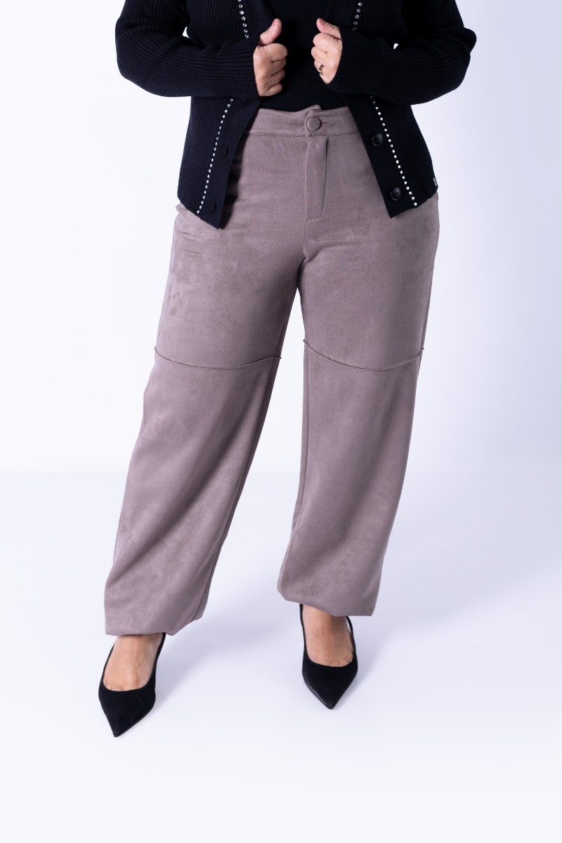 Pantalón de Ante Taupe - RUGA