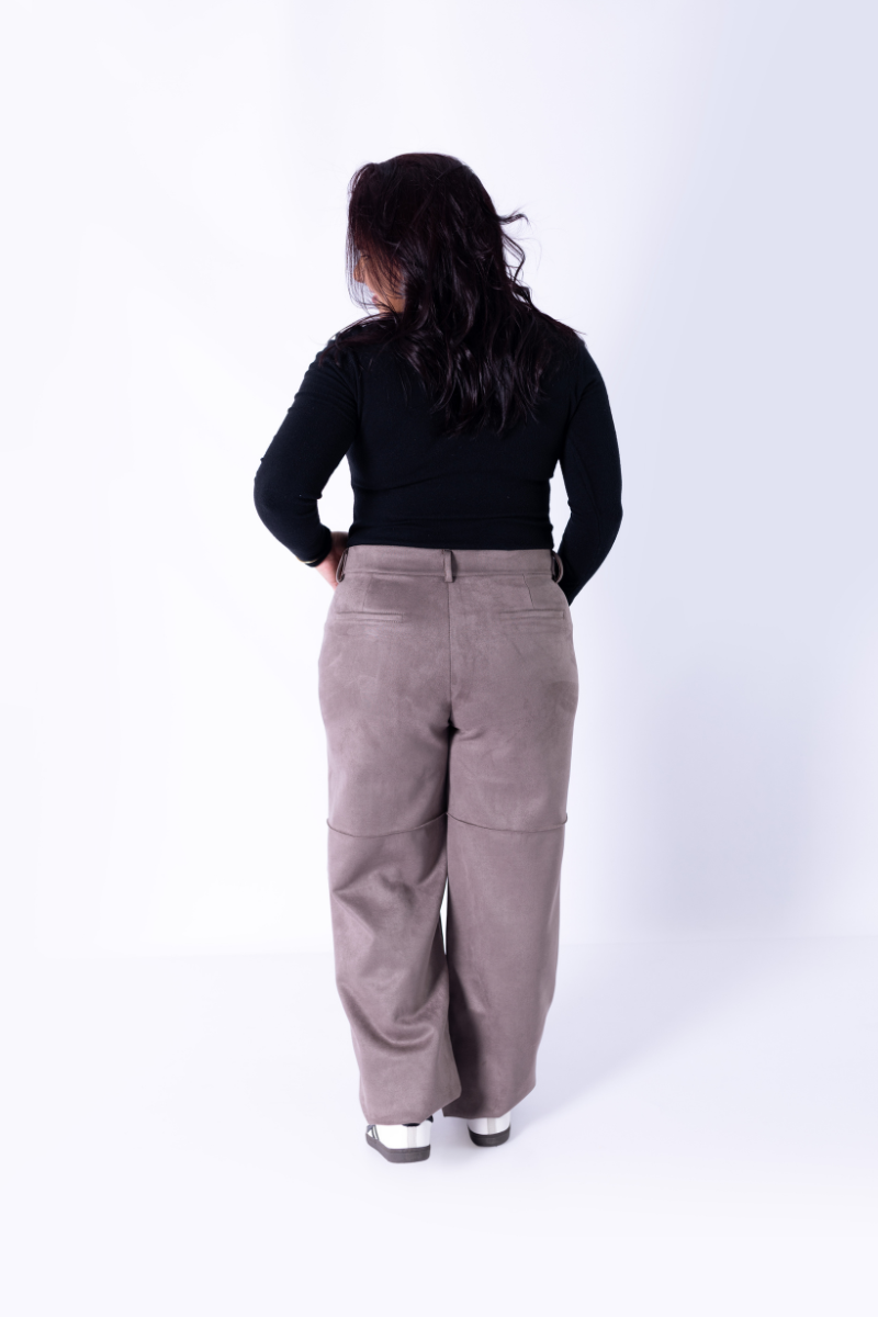 Pantalón de Ante Taupe - RUGA