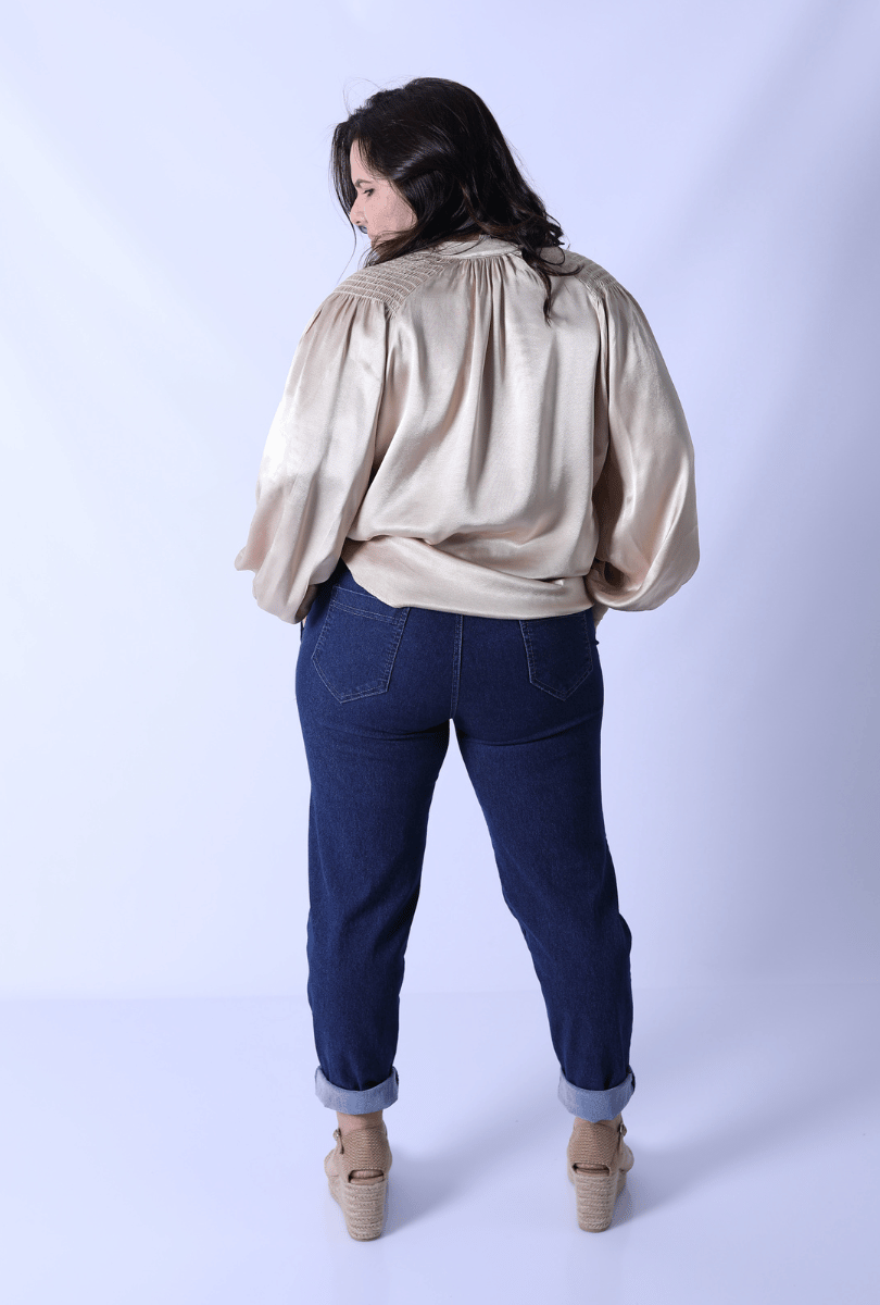Pantalón Dira Denim Azul