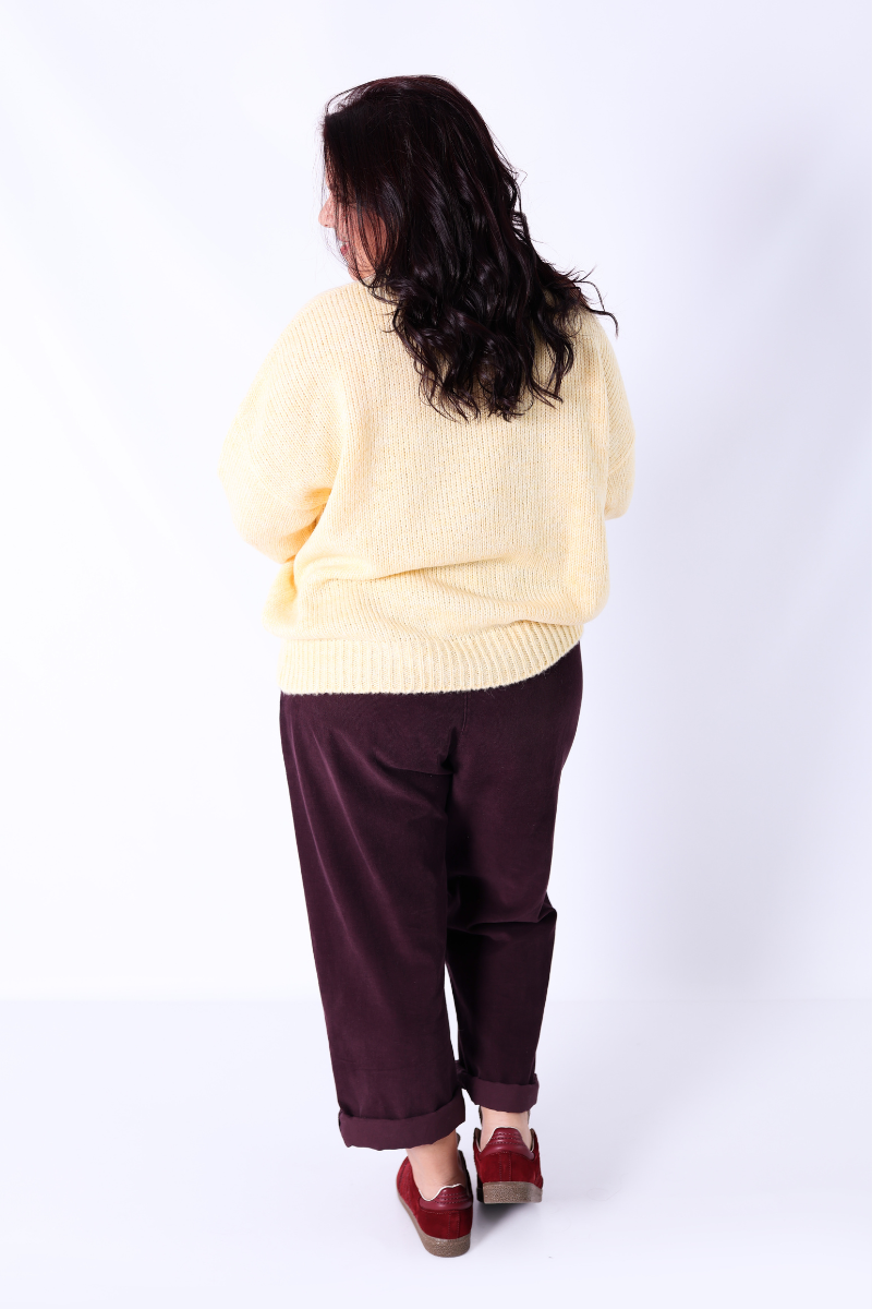 Pull Cœur Jaune – RUGA