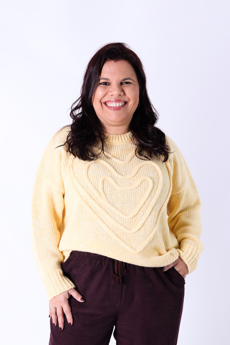 Camisola Coração Amarelo - RUGA