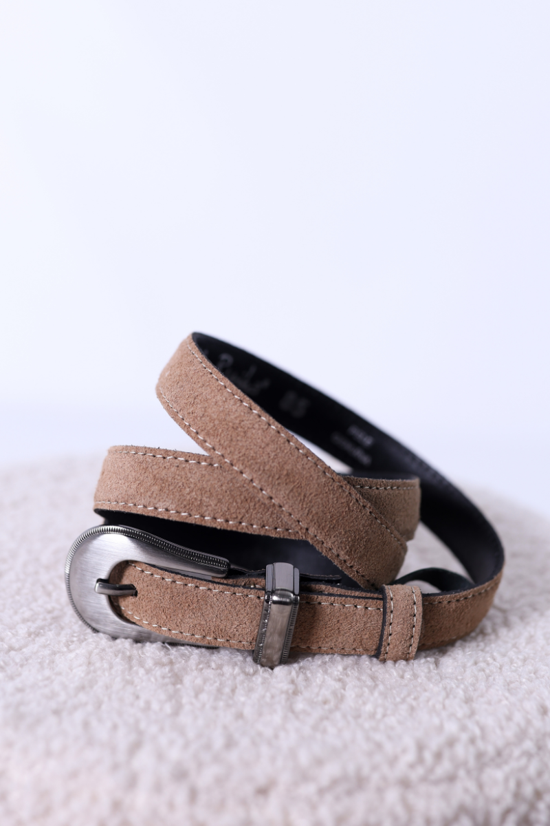 Cinto Camurça Taupe - RUIKA