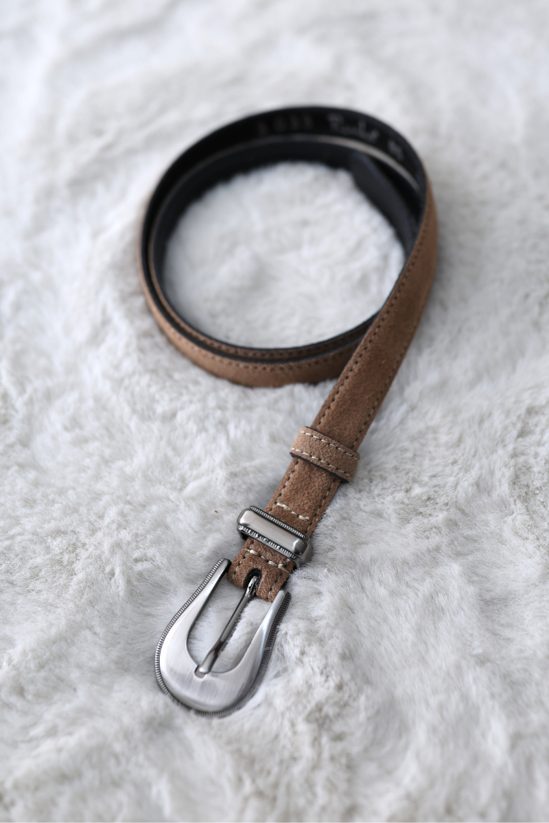 Cinto Camurça Taupe - RUIKA