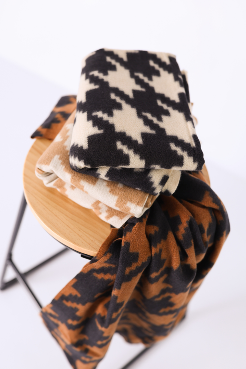 Echarpe Geométrica Cruda