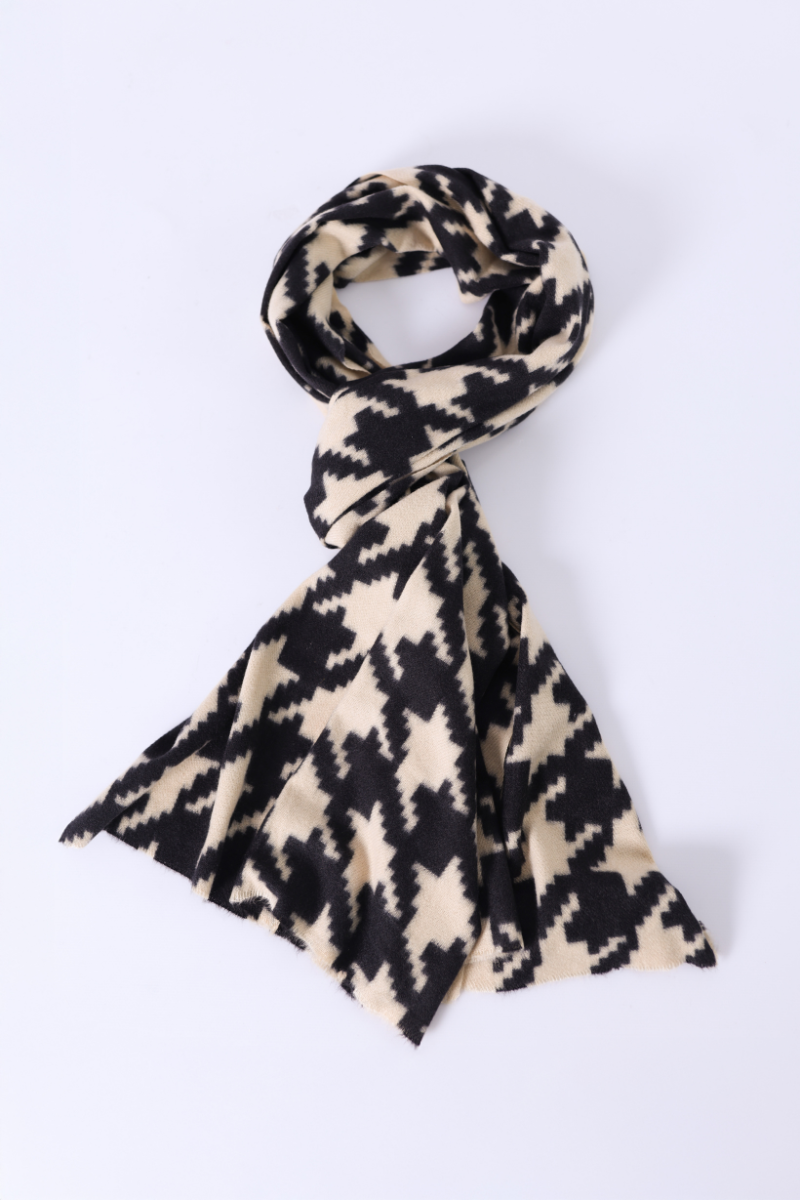 Echarpe Geométrica Cruda