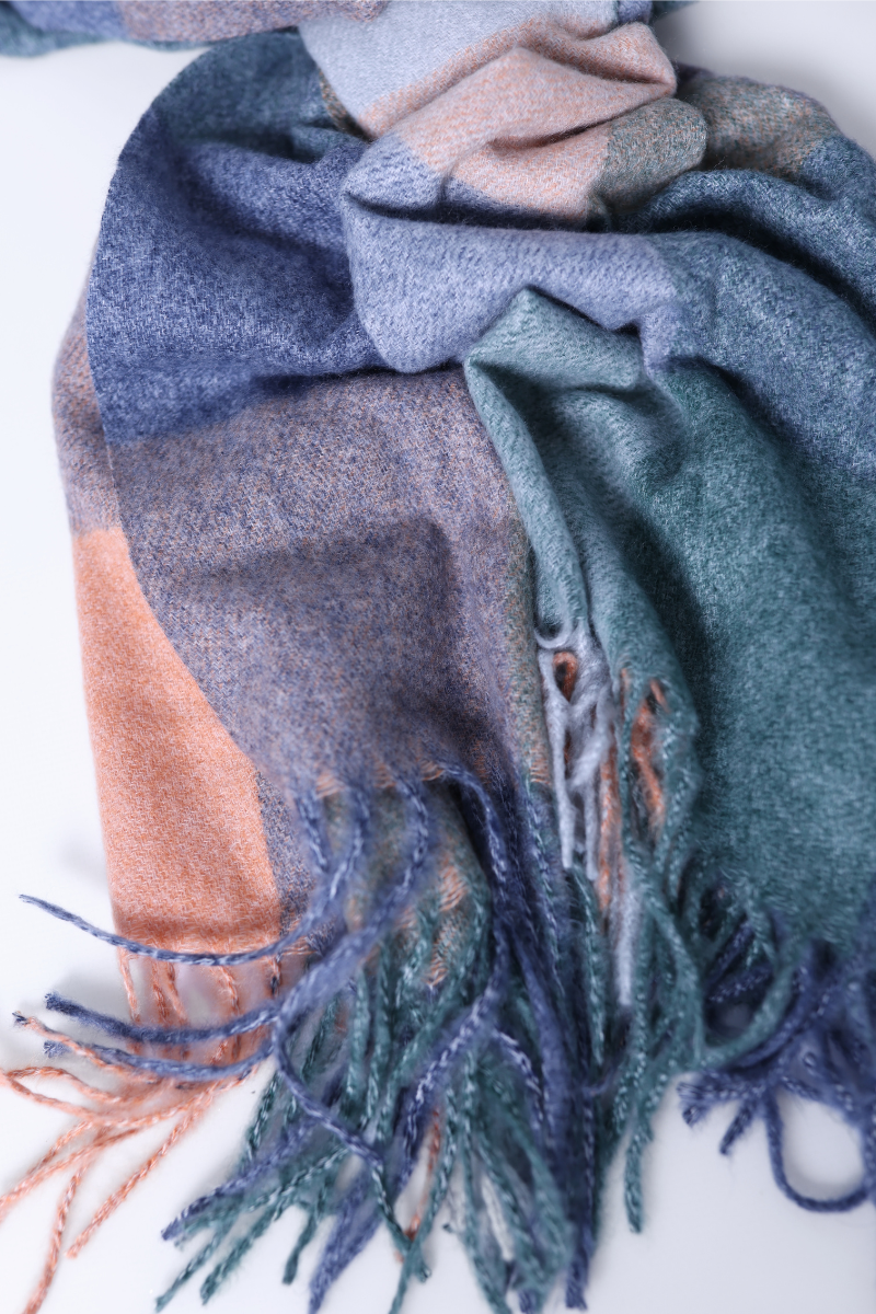 Echarpe Multicolor Laranja