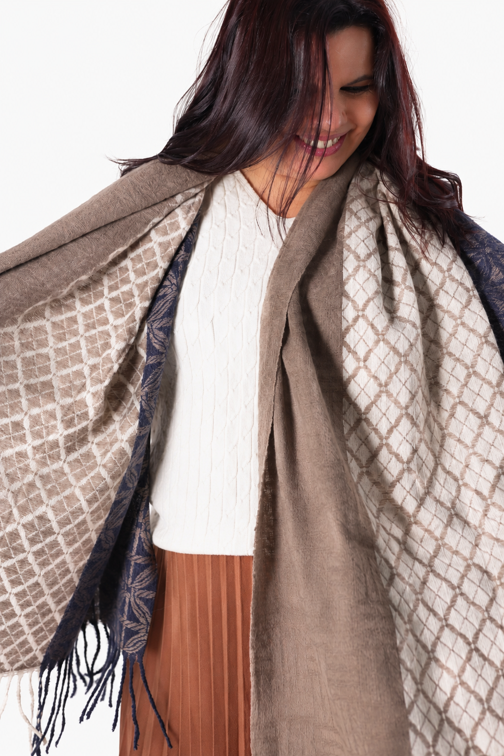 Echarpe Formas Taupe