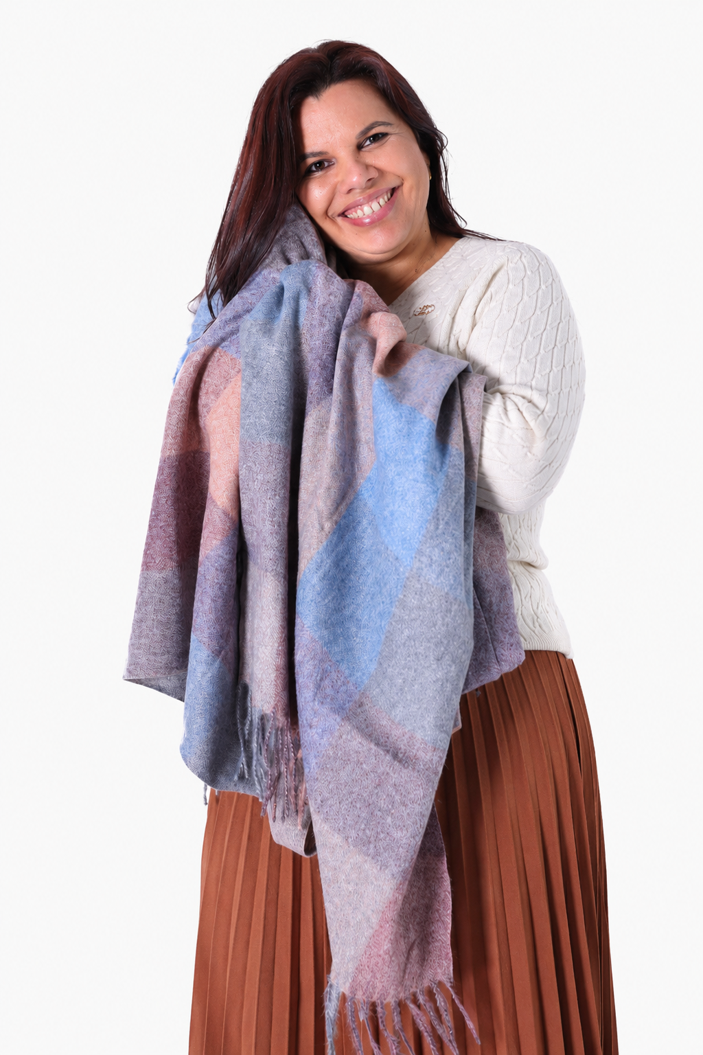 Echarpe Multicolor Lilás