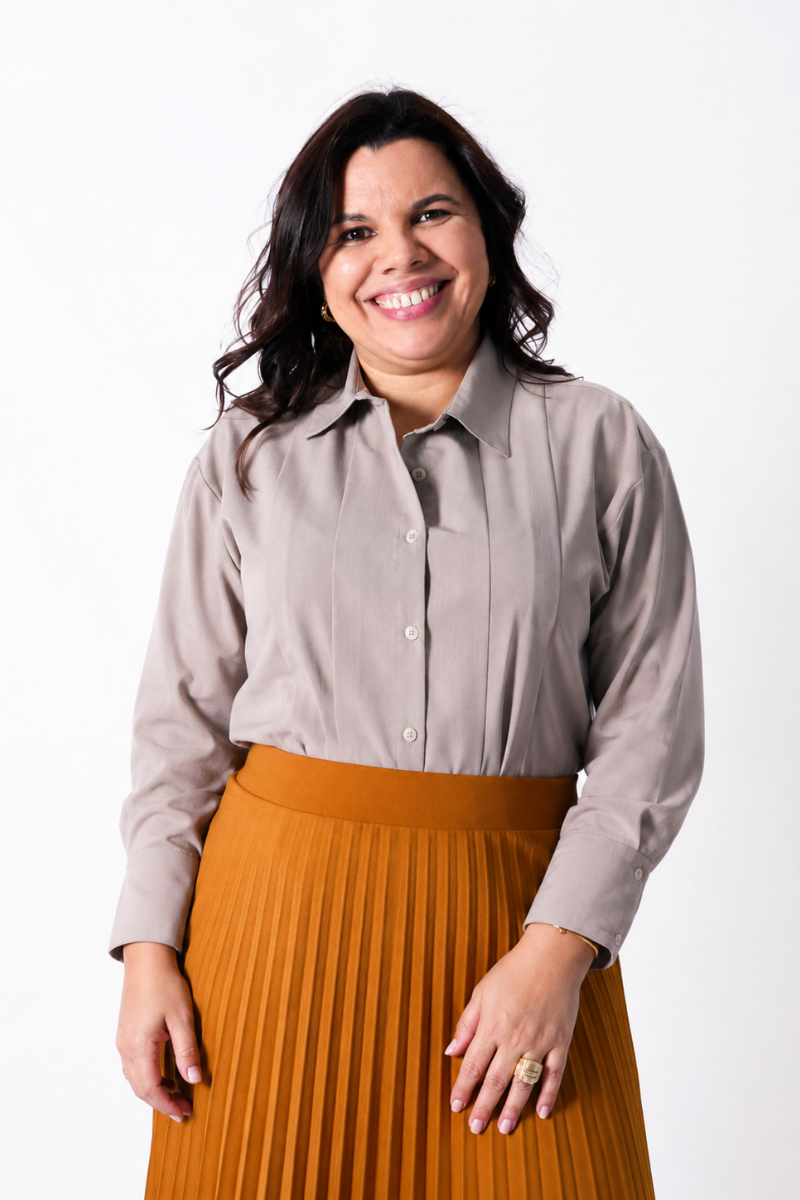 Camisa Lina Khaki