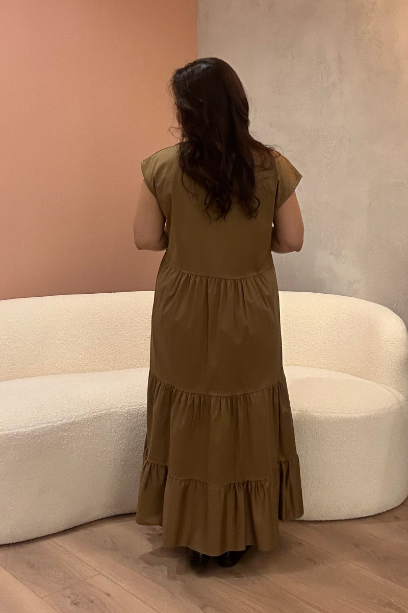 Vestido Lizalù Luna Camel