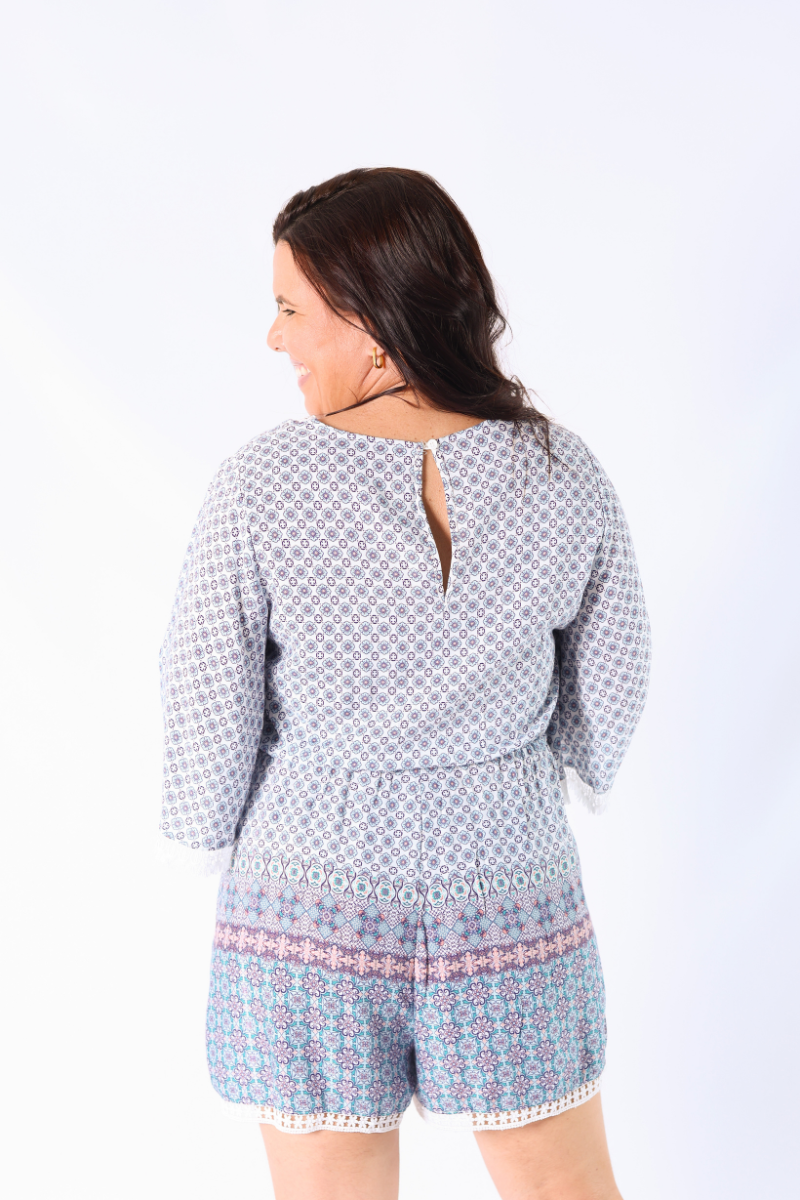 Macacão Joanna Azul