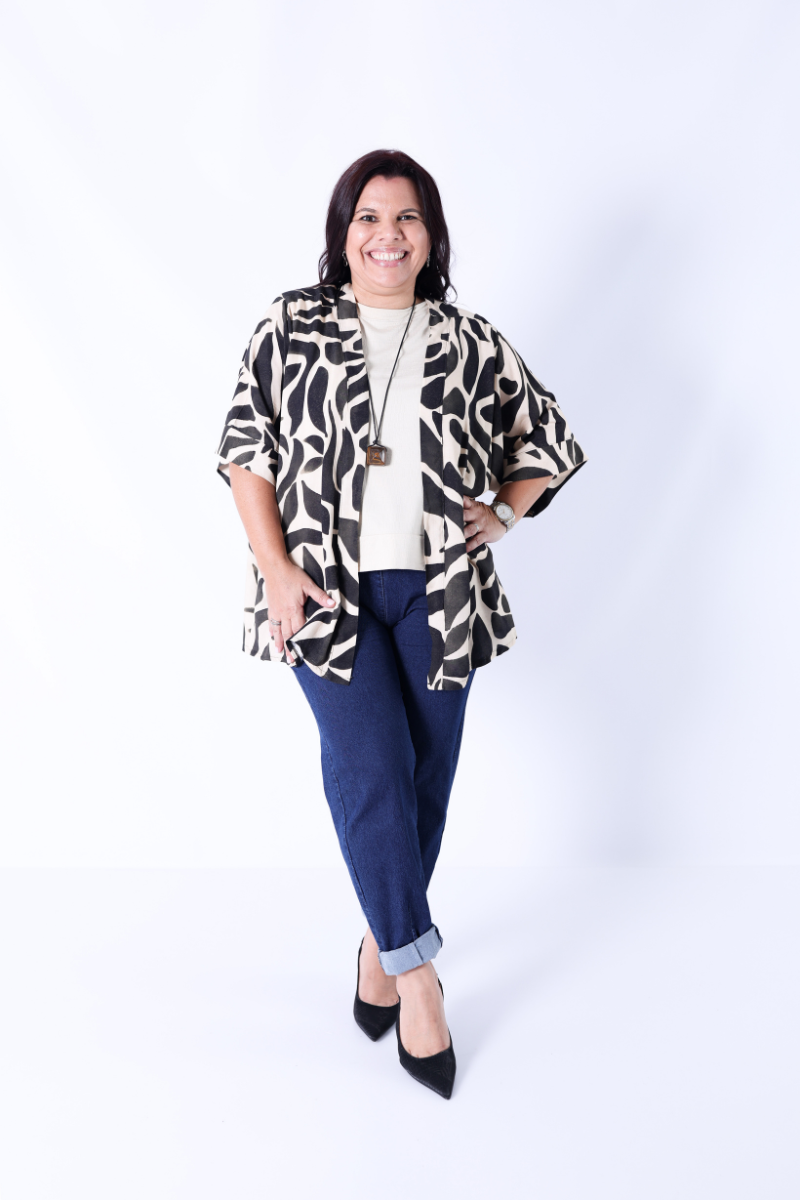 Kimono Estampado Abstracto