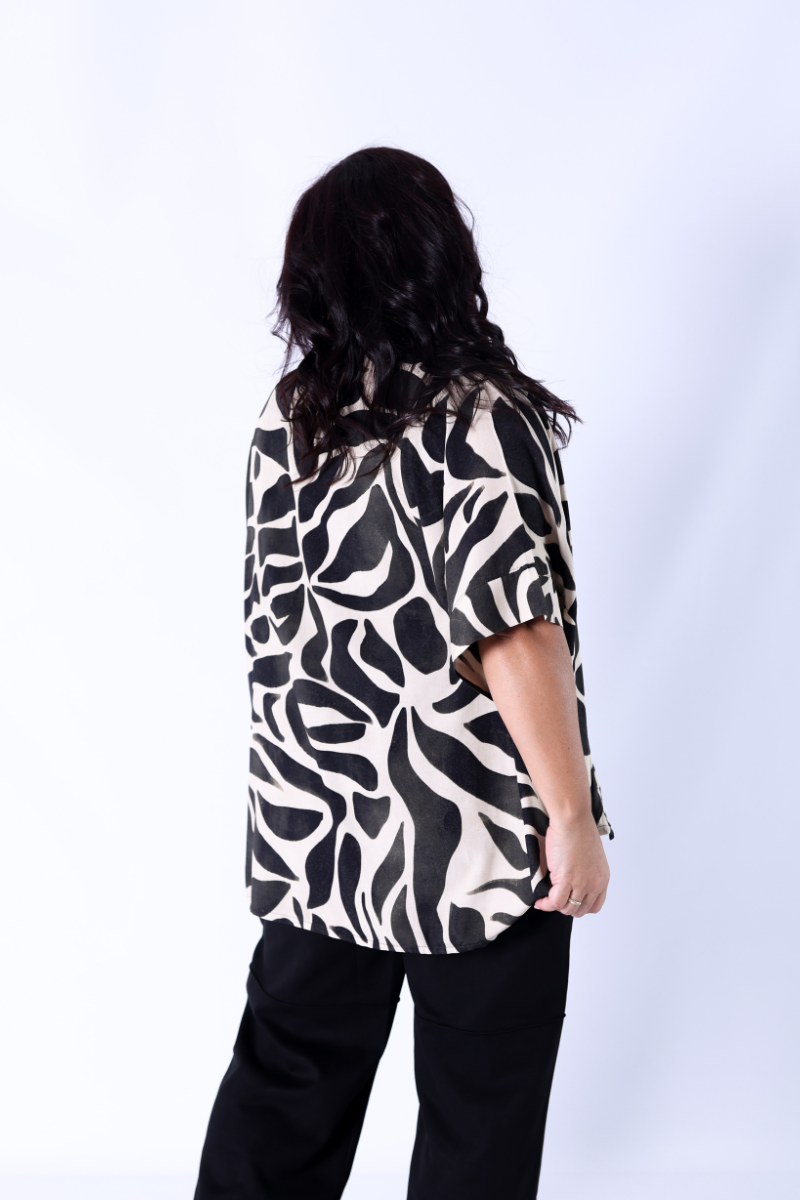 Kimono Estampado Abstracto