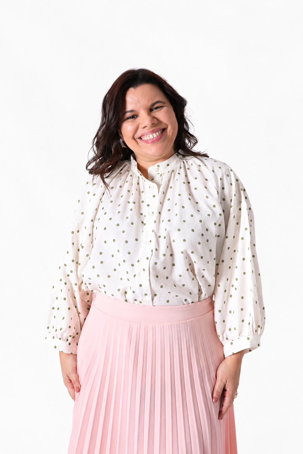 Blusa Lyra Dots Verde