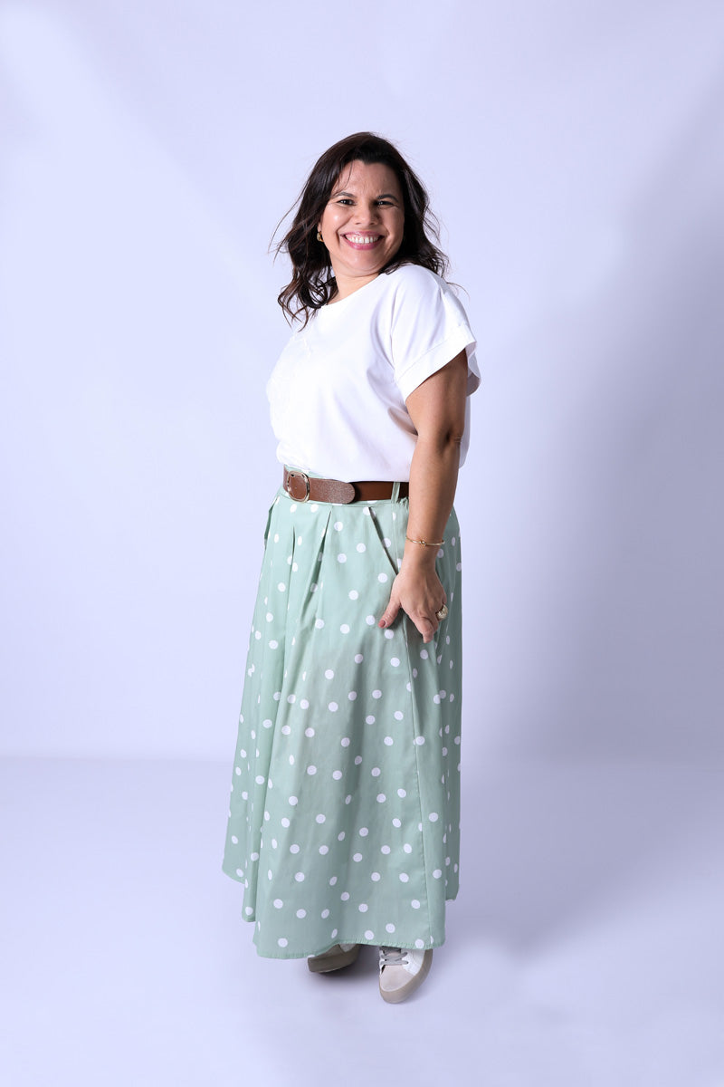 Jupe Dots Verte