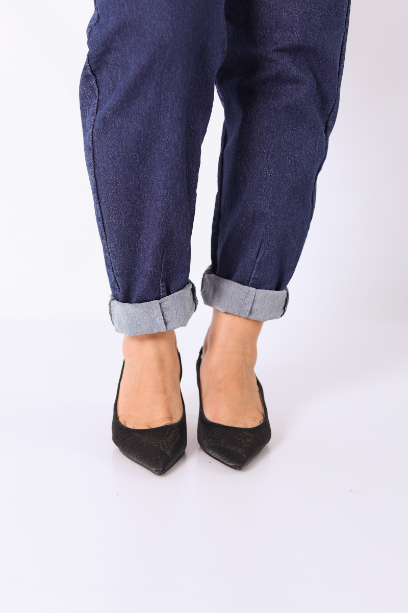 Zapato Slingback Negro - CORINA