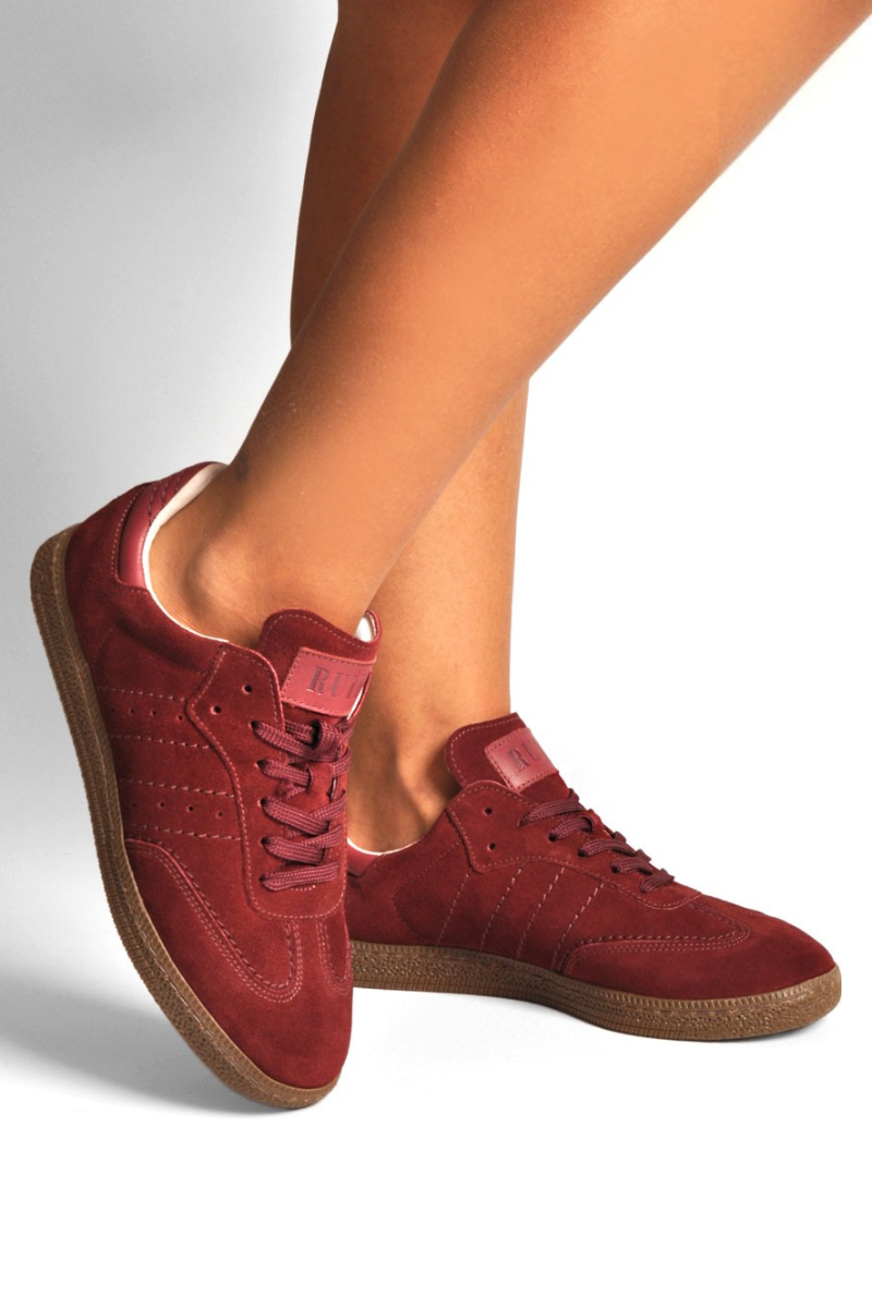 Baskets en Daim Bordeaux - RUIKA