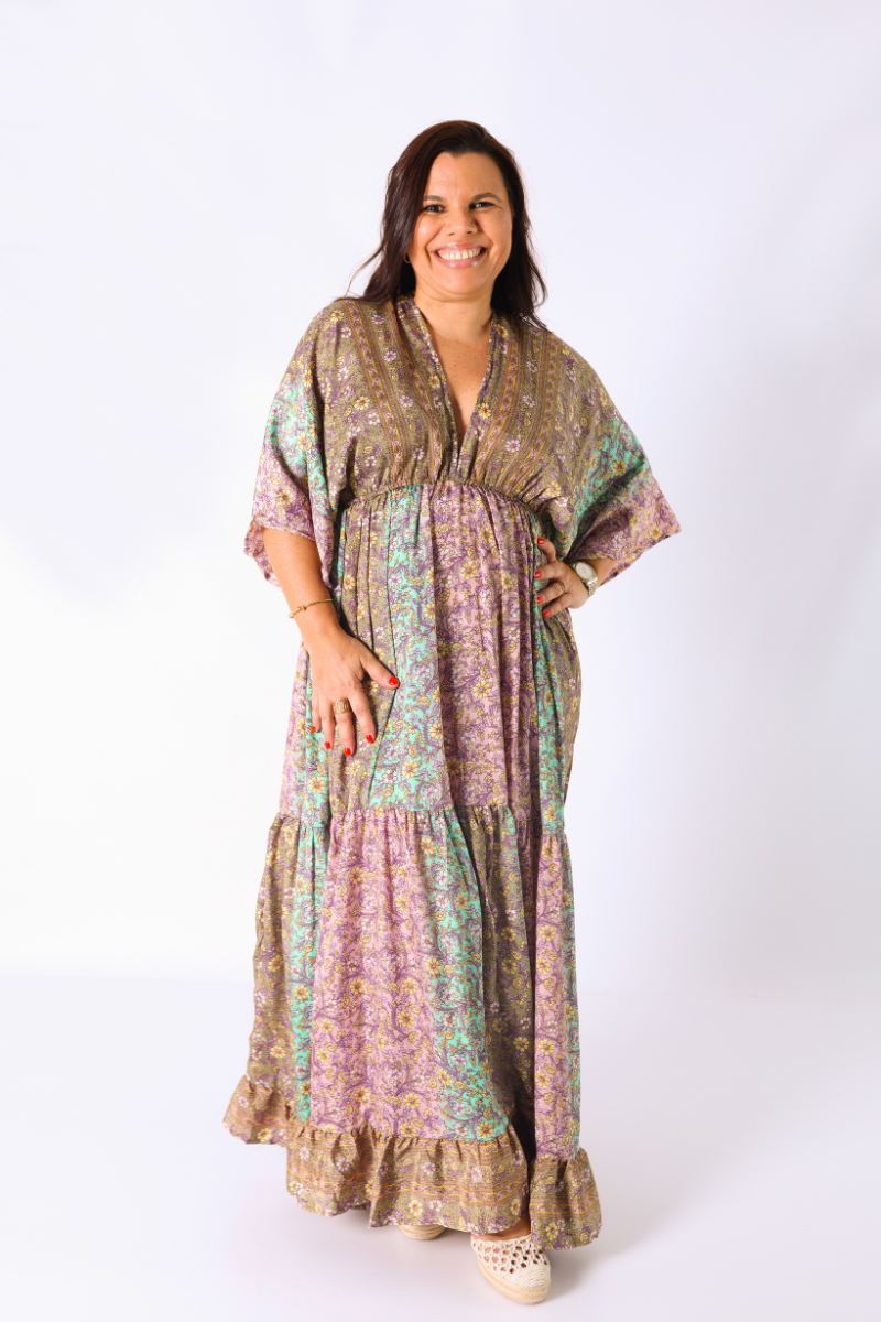 Vestido Berta Lilás