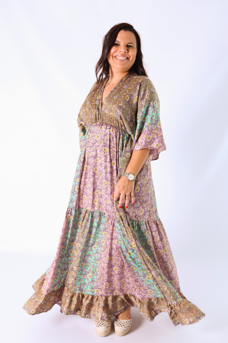 Vestido Berta Lilás