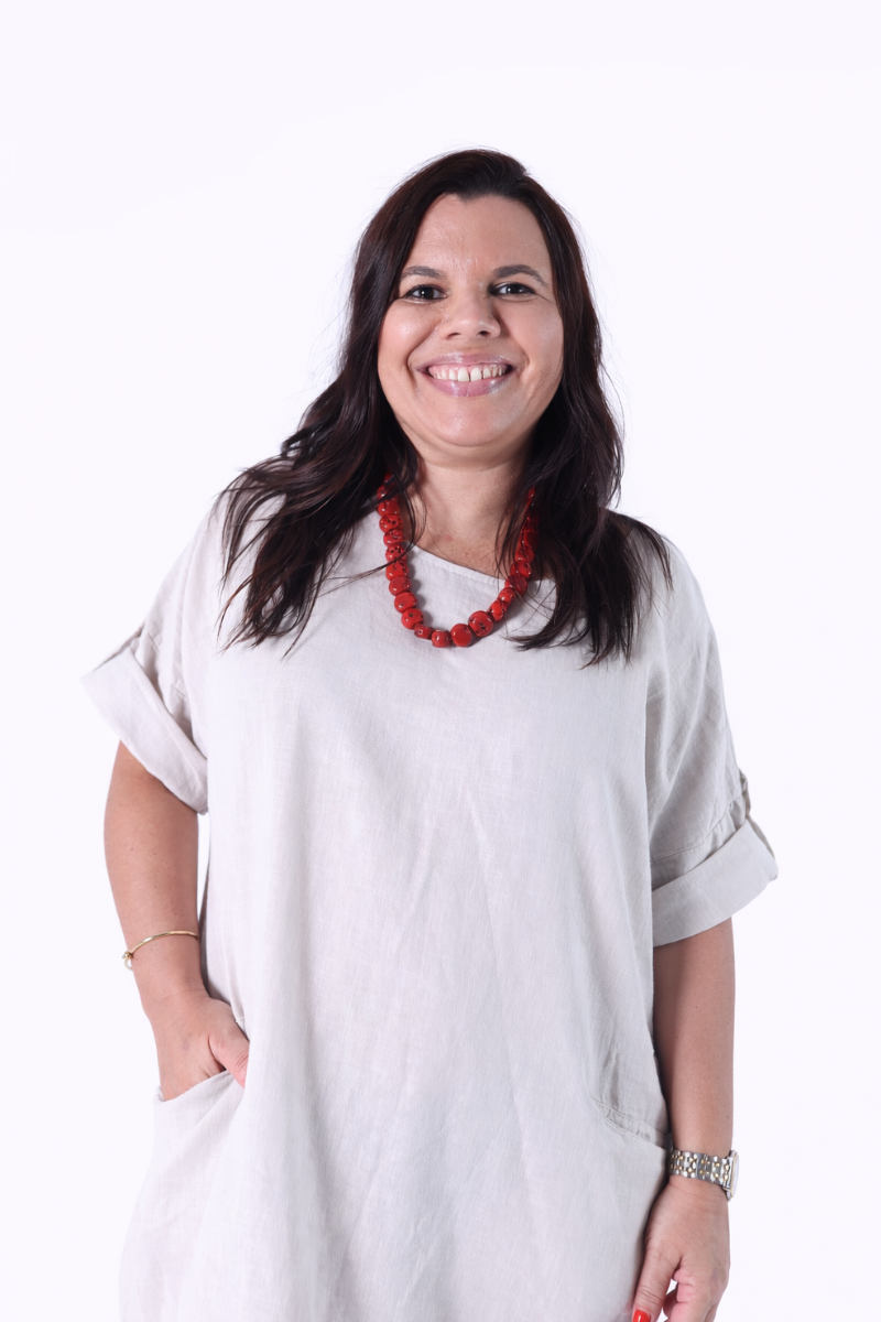 Vestido Linho Amplo Cru