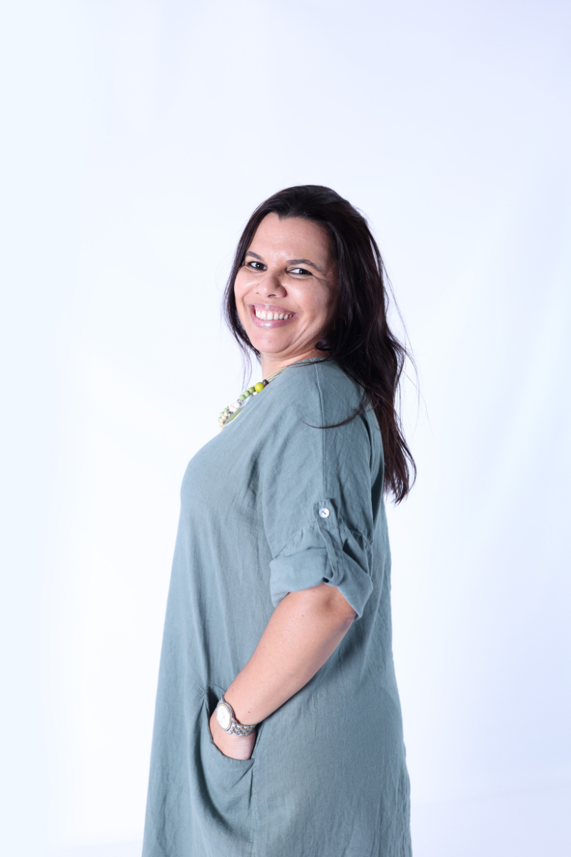 Vestido Linho Amplo Verde