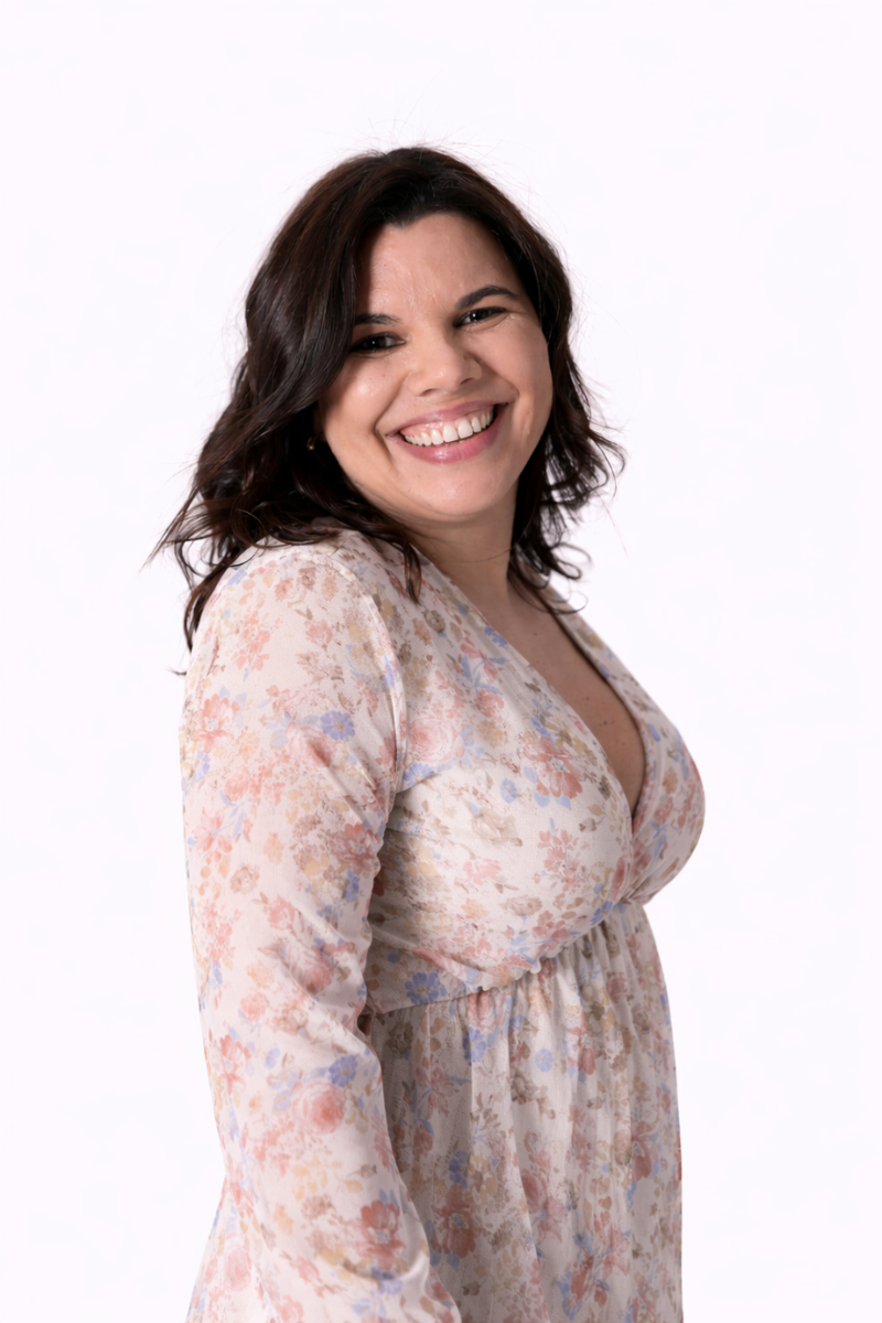 Vestido Plissado Floral