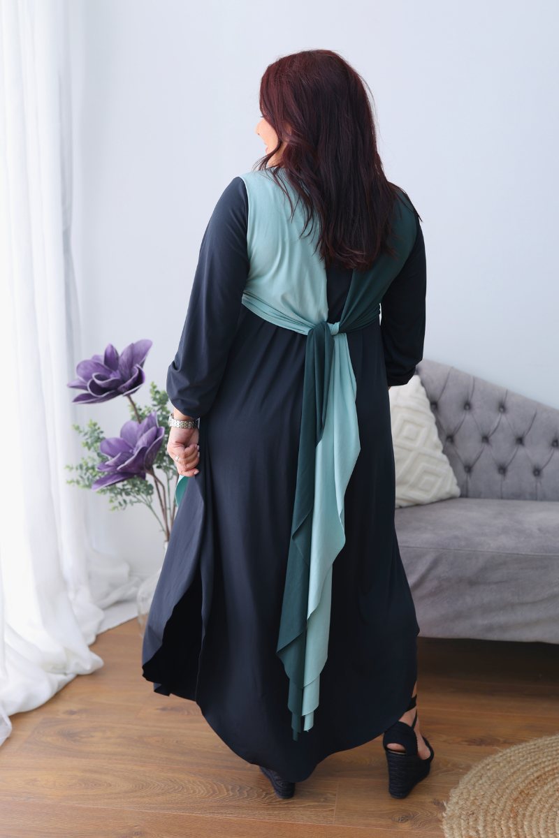 Vestido Tropical Brasil Lycra Butterfly Verde