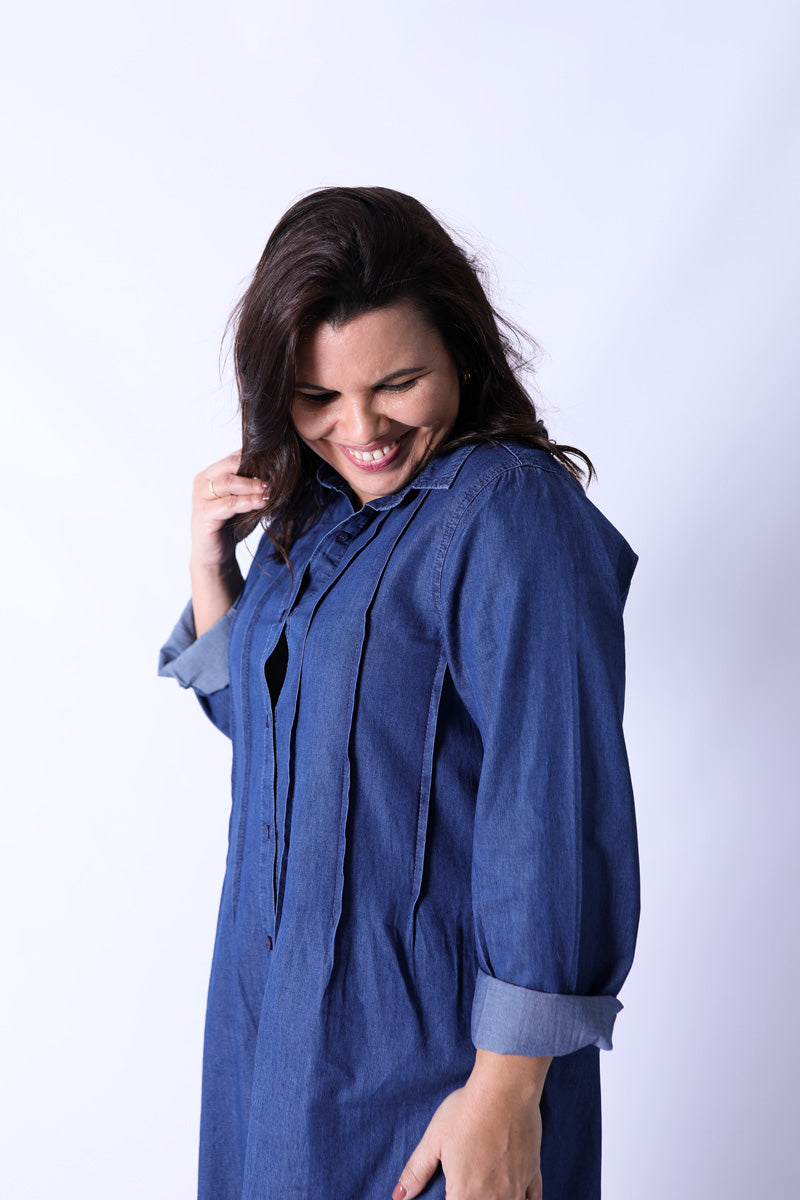 Vestido Camiseiro Ganga