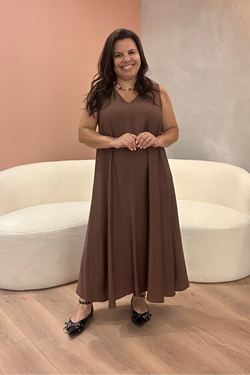 Vestido Lizalù Amery Chocolate