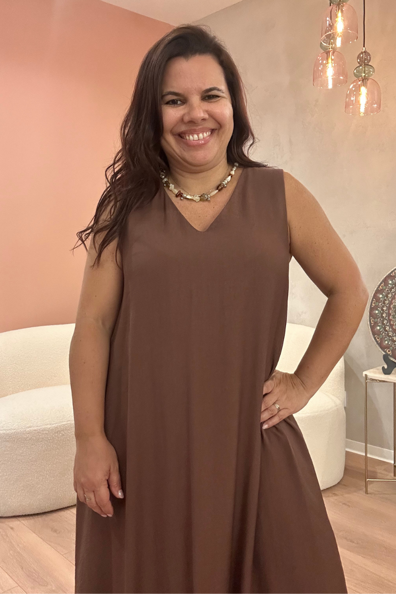 Vestido Lizalù Amery Chocolate