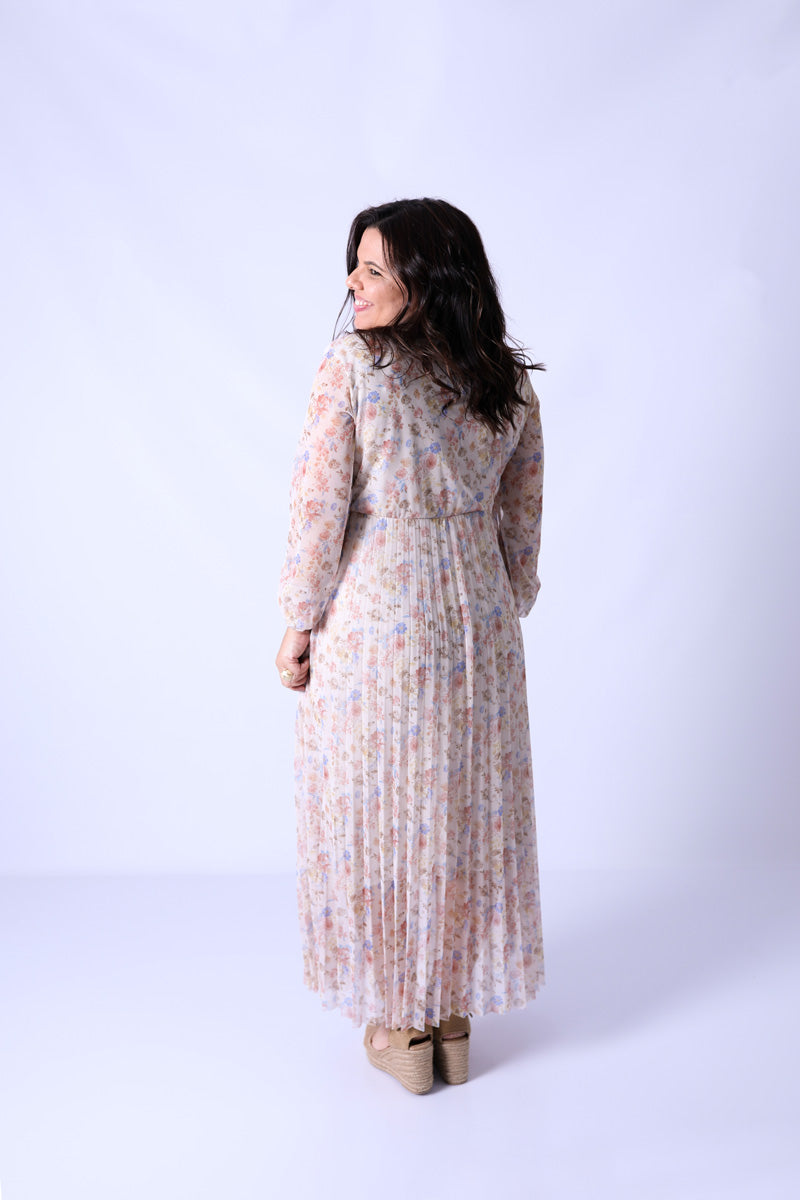Robe Plissée Florale