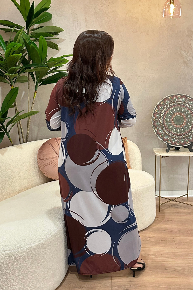 Vestido StéllaFit Camiseiro Círculo